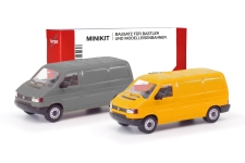 Herpa 012386-004 - H0 - VW T4 Kasten - grau/gelb (2 Stück)